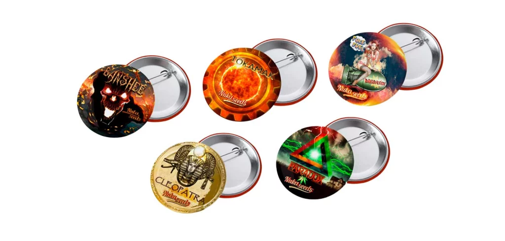 Abzeichen Nukaseeds Kleopatra Banshee Tokamak Megaton Paradox