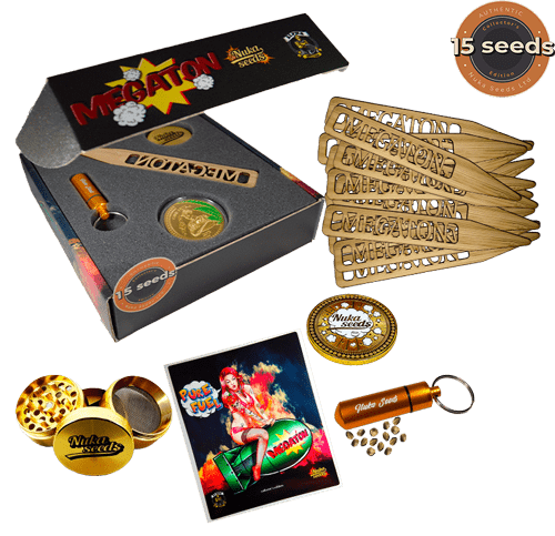 megaton cannabis seeds Nuka 15 seeds box package