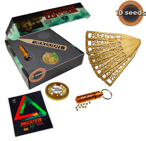 paradox cannabis seeds Nuka 10 seeds box package