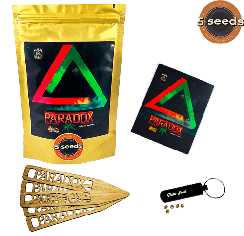 Paradox cannabis seeds Nuka 5 seeds box package