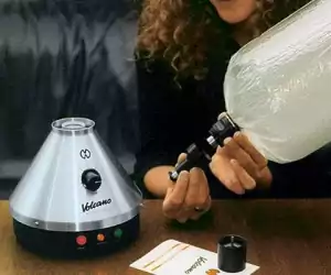 Cannabis Verdampfung Vulkan Tasche