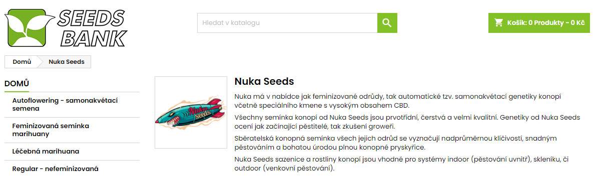 Nukaseeds description from Seeds Bank