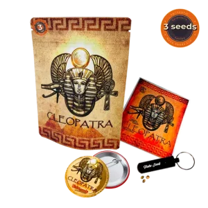 Cannabis seeds Cleopatra from Nuka Seeds, three seeds in package