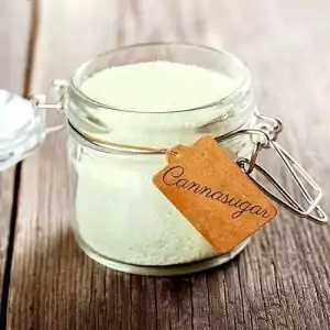 nukaseeds Marihuana Zucker in Behälter