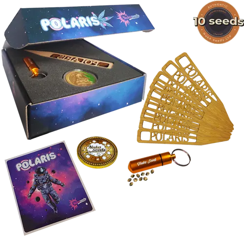 Polaris cannabis seeds 10pc package by NukaSeeds
