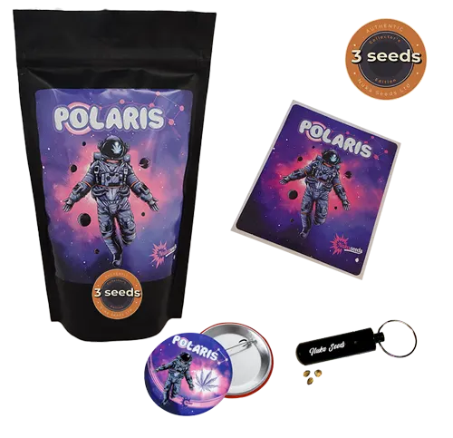 Polaris cannabis seeds 3pc package by NukaSeeds