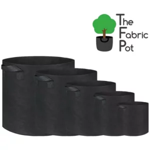 Textile pots different sizes