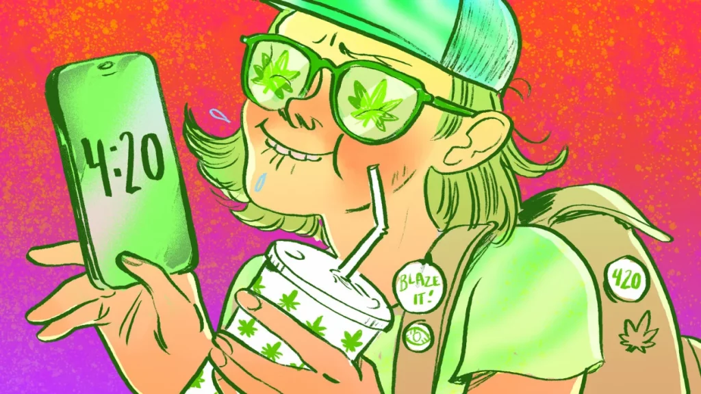 420 Marijuana holiday man