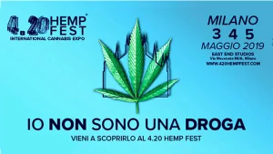 Älteres Logo 420 Hanffest Mailand 2019