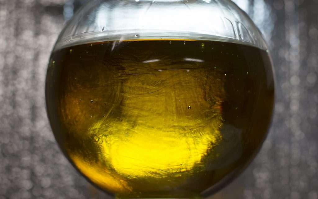 Schale mit Konzentrat