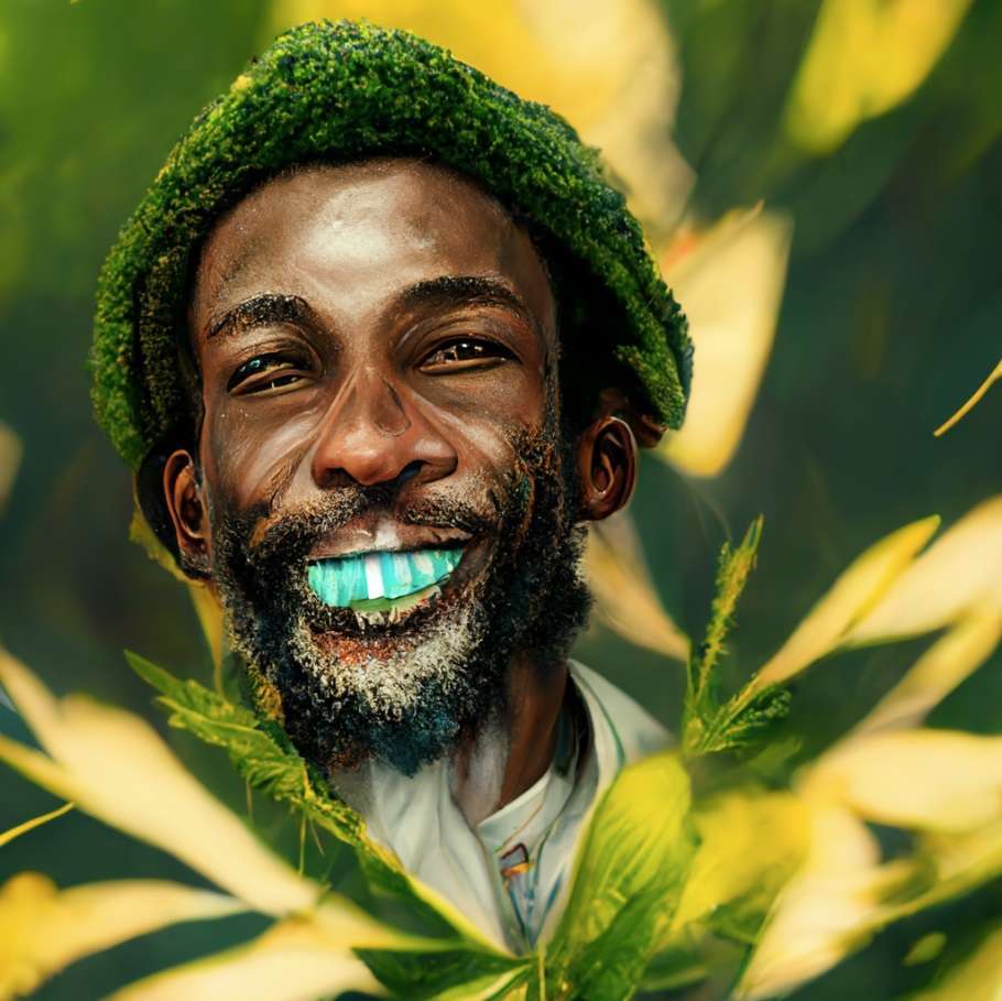 rhasta man se usmívá