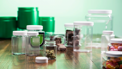 Storage containers material for cannabis