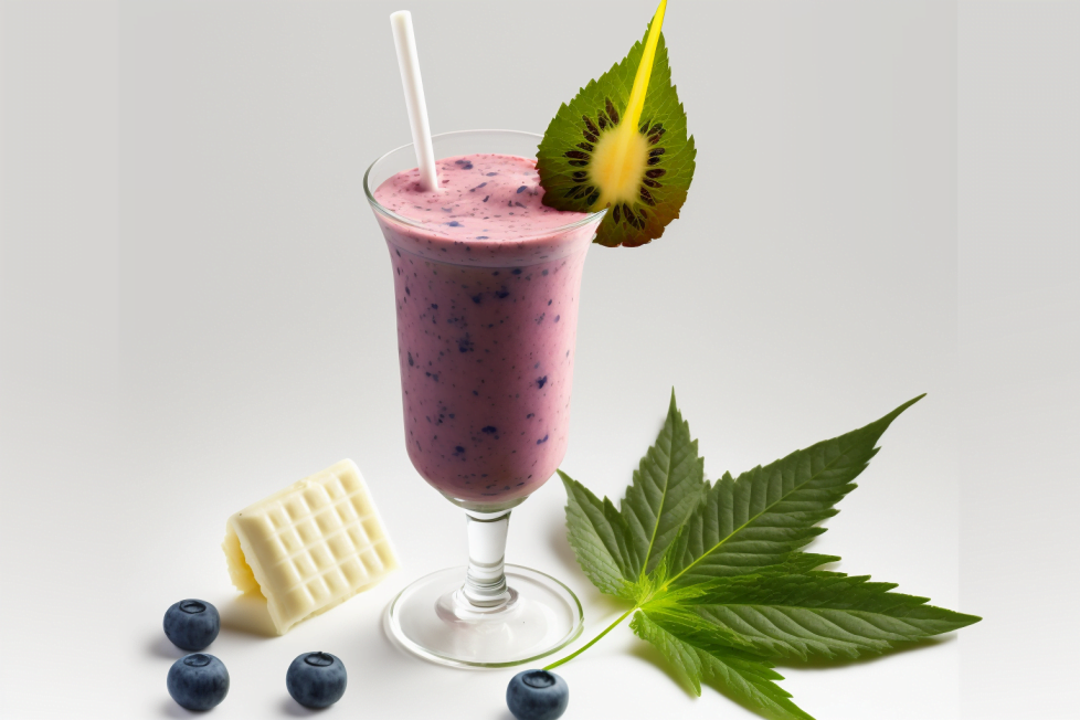 raw cannabis smoothie