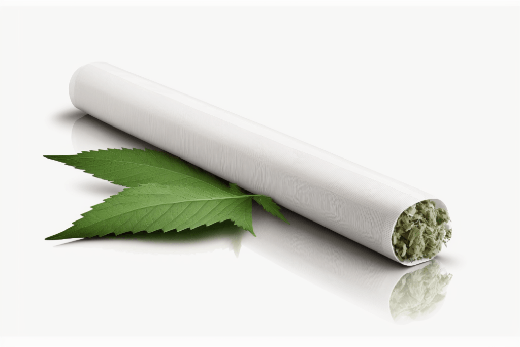 kouření marihuanového jointu