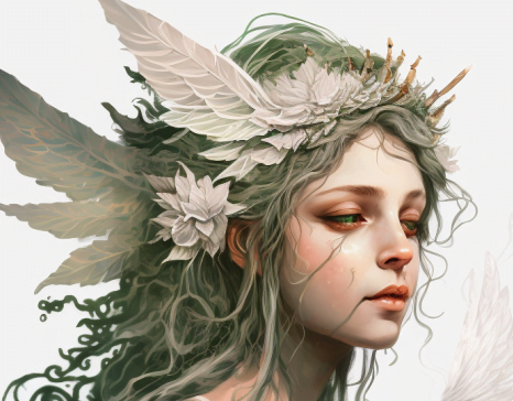 marihuana joint kouření - anděl