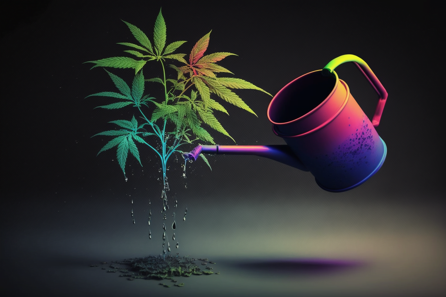 cannabis cultivation and watering regime