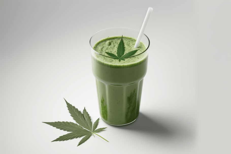 Cannabisentsaftung - Cannabisblätter