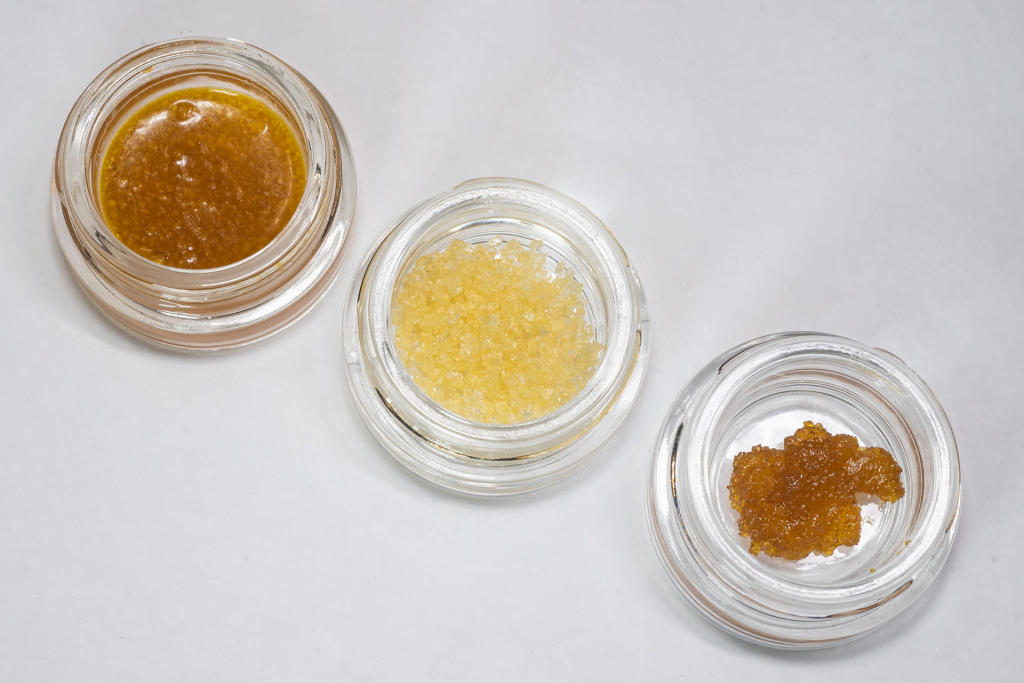 Male cannabis plants - THC concentrates