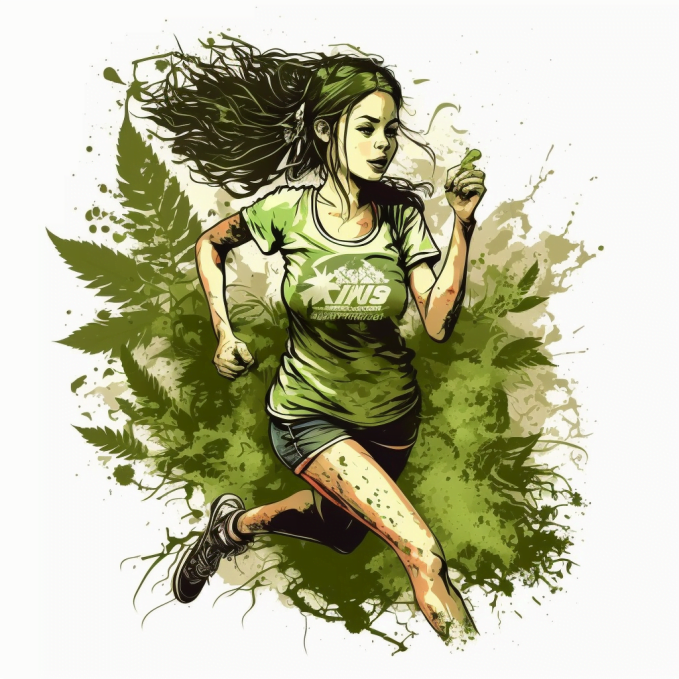 konopný high a běh