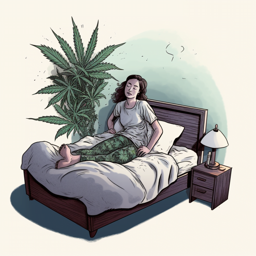 Seven benefits of cannabis - 4. Insomnia