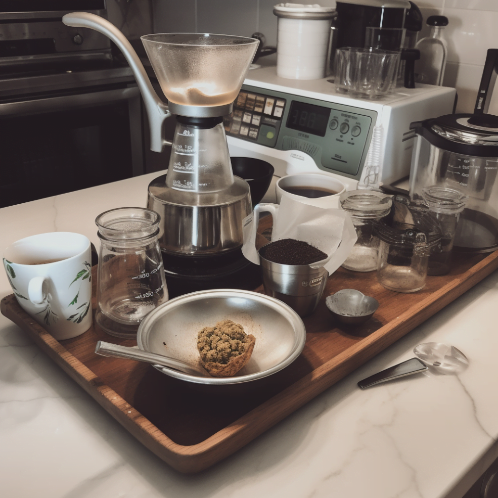 Hanfkaffee - Zutaten und Ausrüstung
