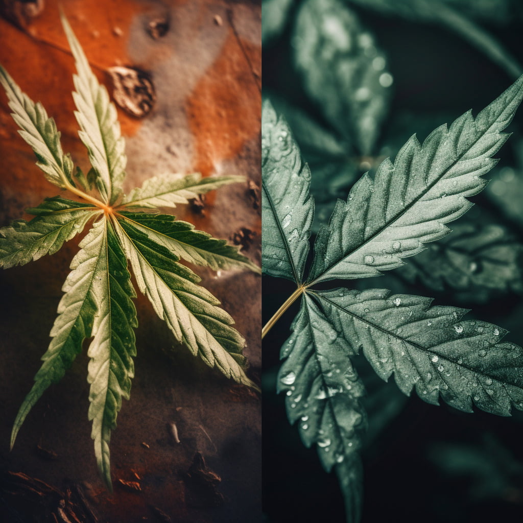 listy indica a sativa