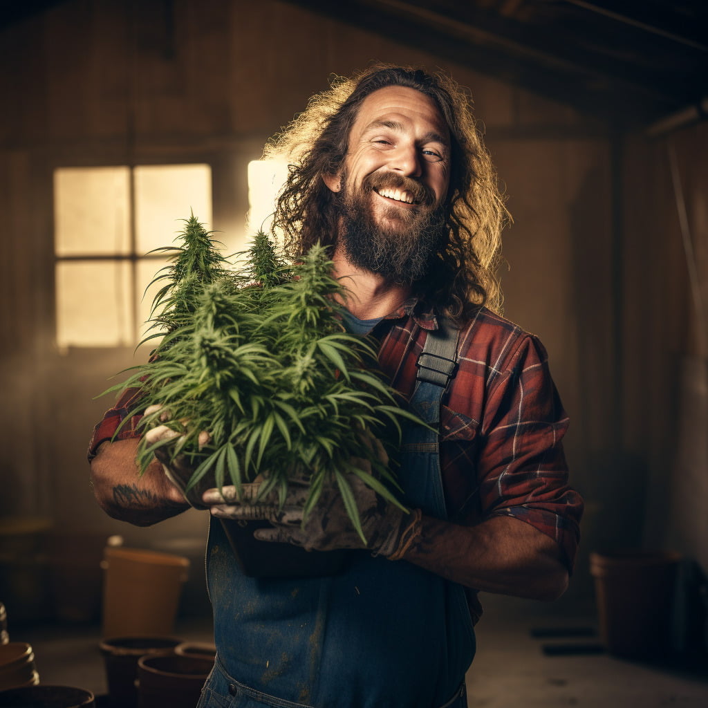 šťastný pěstitel