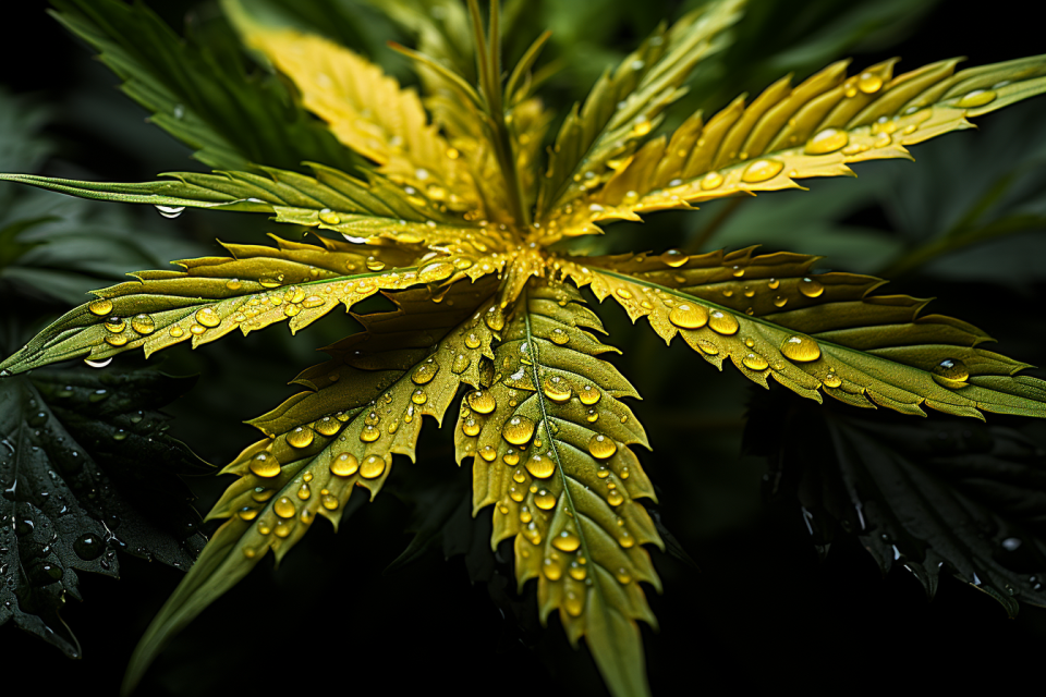 Warum werden die unteren Blätter gelb?