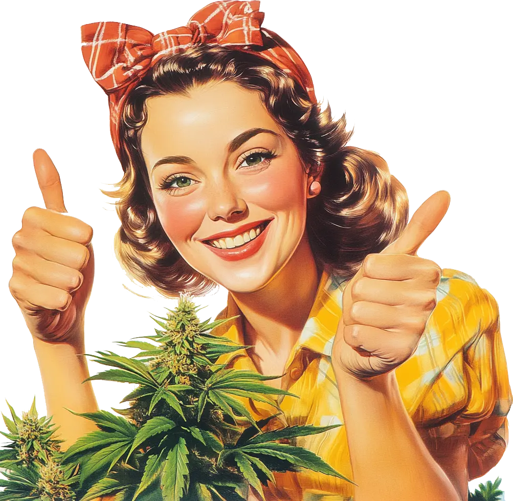 Nuka Seeds girl thumbs up