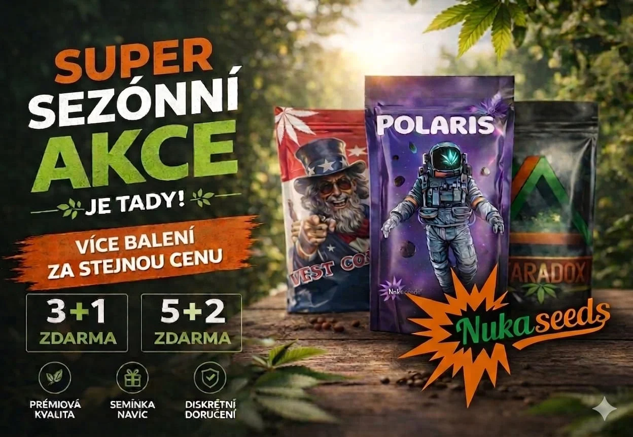 Sezonni akce na seminka konopi nukaseeds